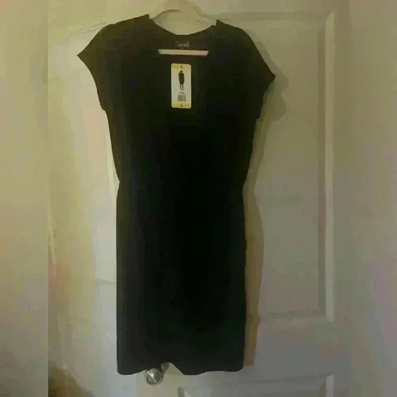 32 degees Cool ladies black drawstring dress Small NWT - Picture 1 of 10